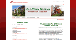 Desktop Screenshot of oldtowngreenscondos.com